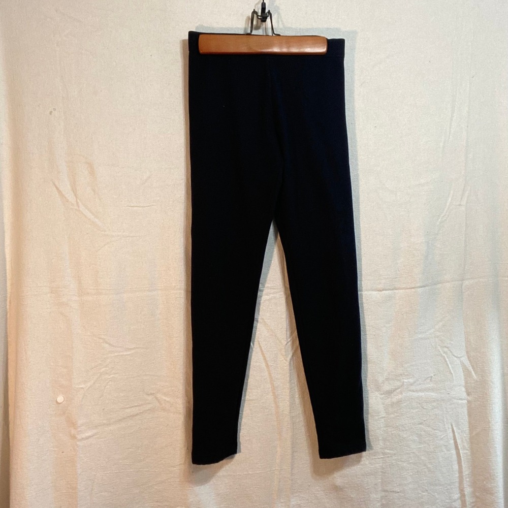 Aeropostale Black Fleece Leggings Womens Size S Comfortable Athleisure Pants